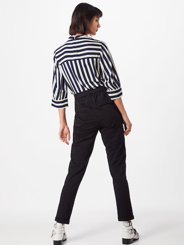 Kaffe Tapered Pants 'Jillian' in Black: back