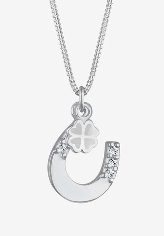 ELLI Necklace 'Kleeblatt' in Silver: front