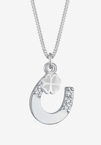 ELLI Necklace 'Kleeblatt' in Silver: front