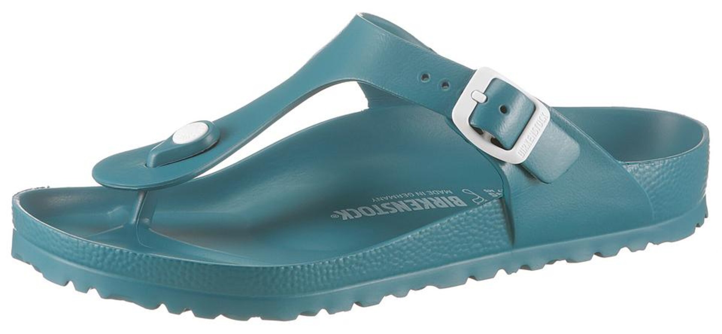 BIRKENSTOCK T-bar sandals 'Gizeh' in Green: front
