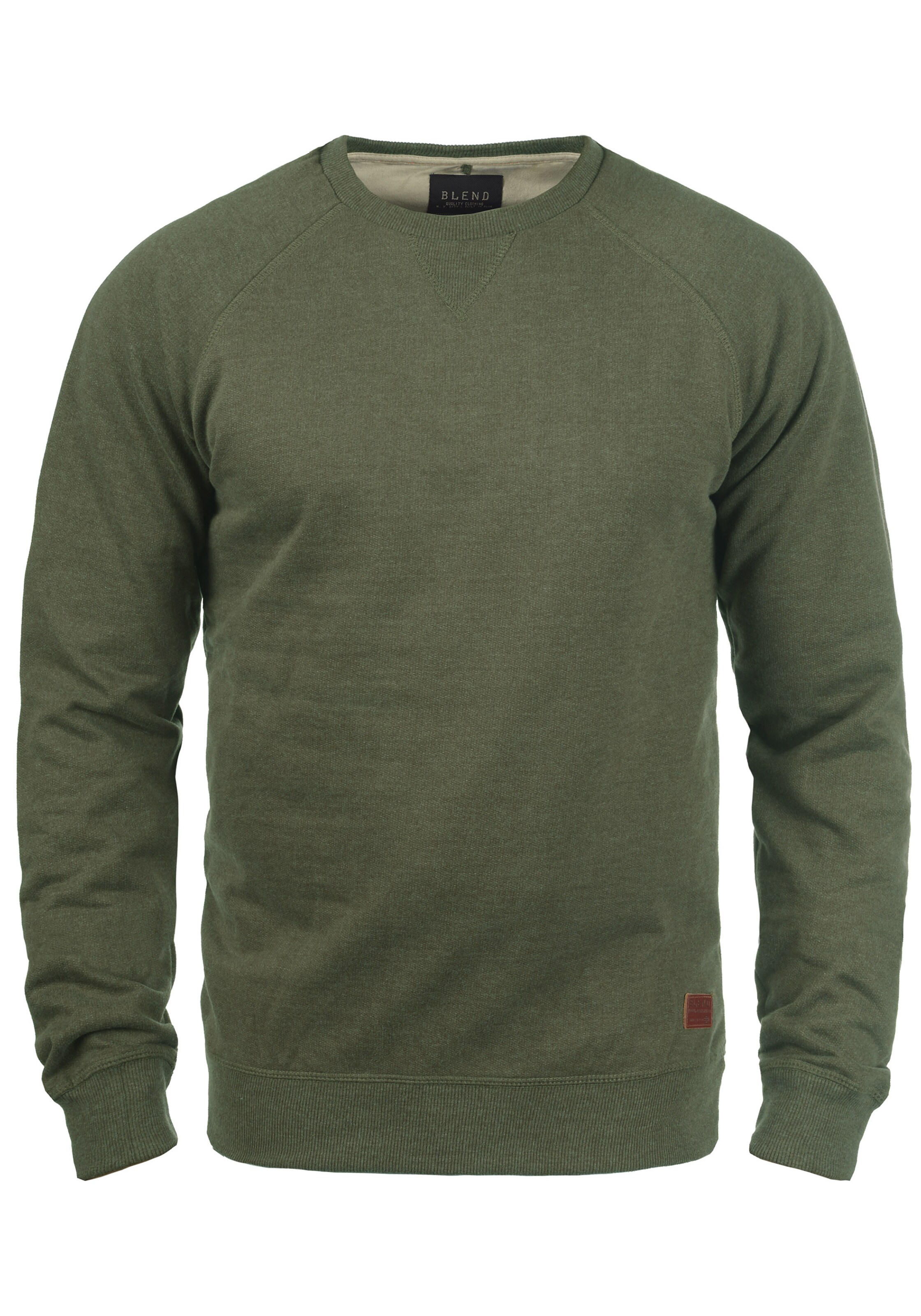 Männer Große Größen BLEND Sweatshirt 'Alex' in Grün - XJ14835