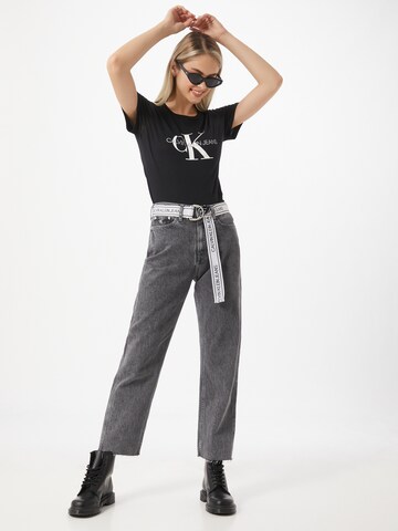 Calvin Klein Jeans Tričko – černá