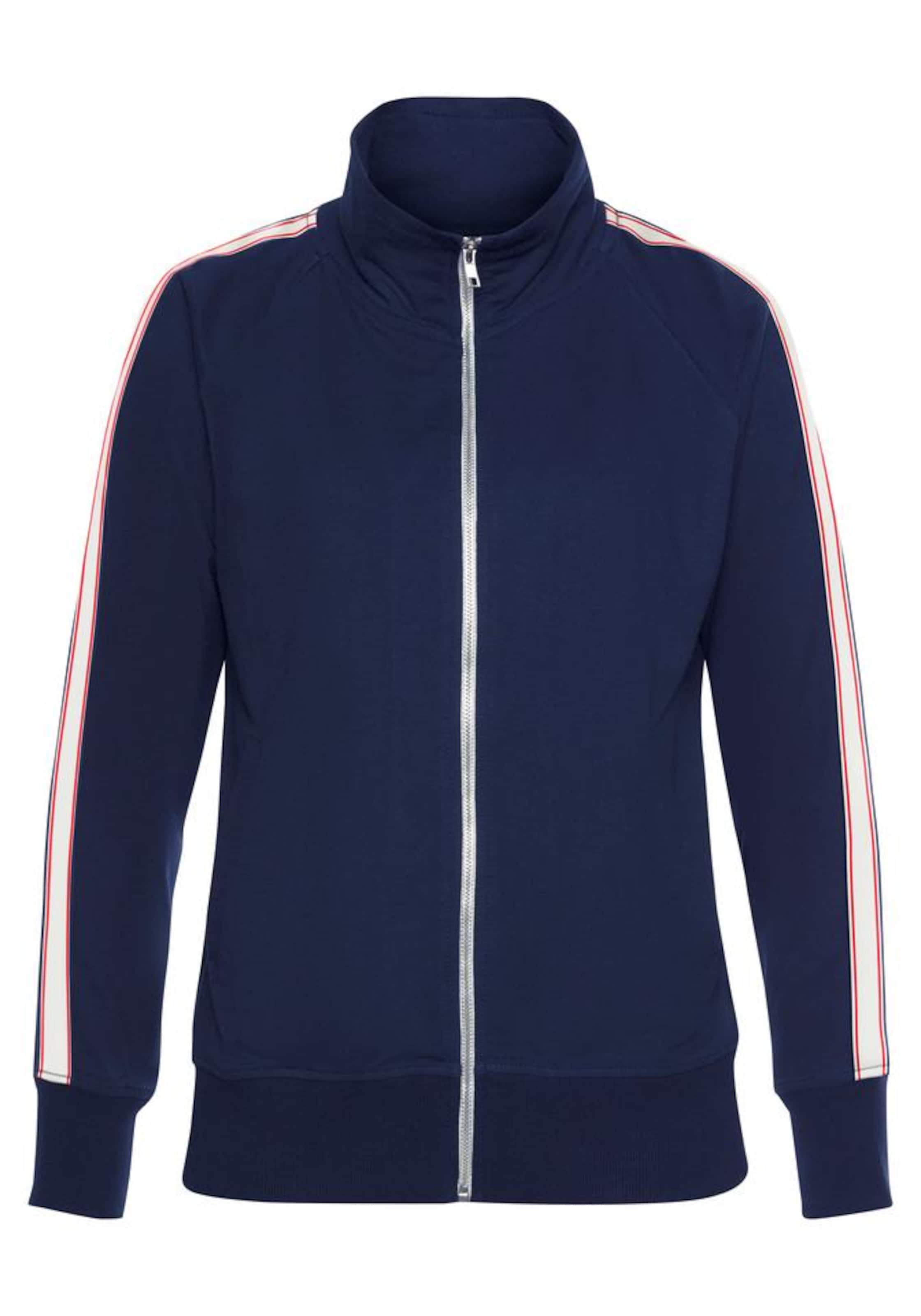 H.I.S Sweat jacket in Blue: front