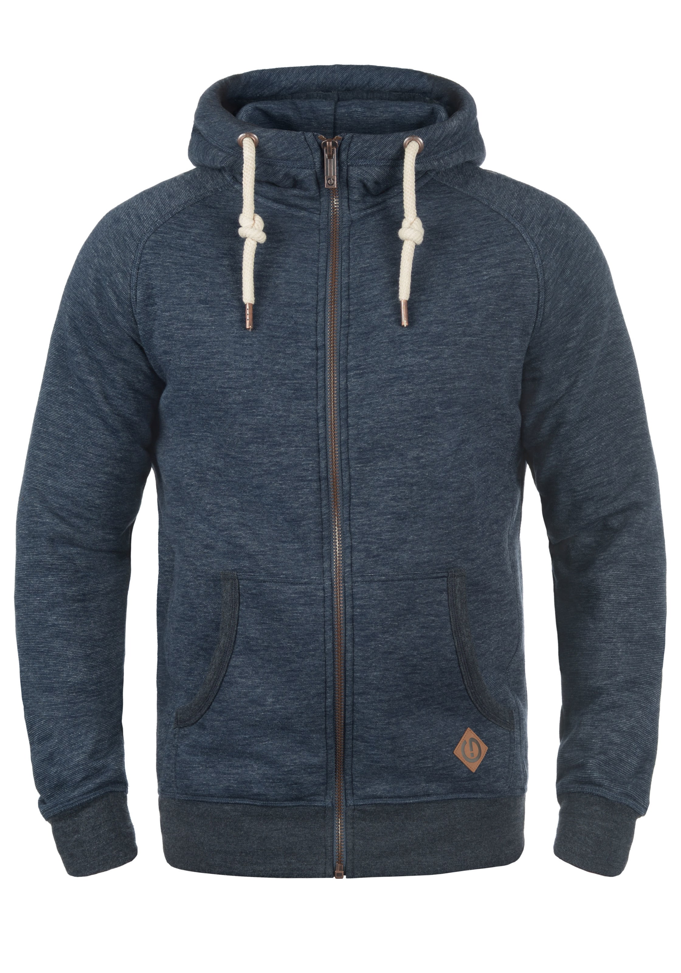 Veste de survêtement 'Vitu' !Solid en bleu : devant