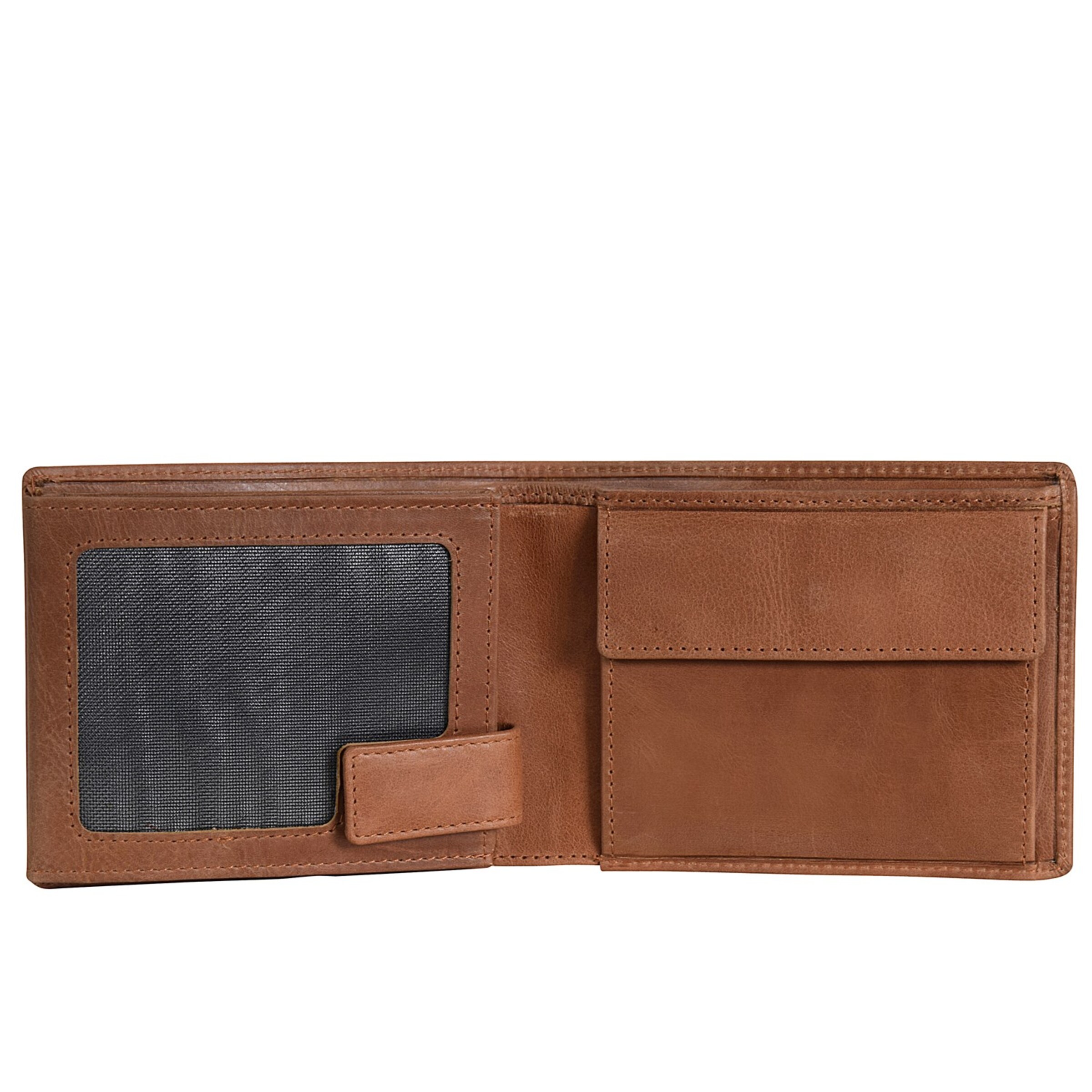 Portamonete 'Volo' di bugatti in marrone