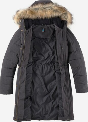 POLARINO Steppjacke in Grau