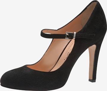 EVITA Slingback Pumps in Black: front