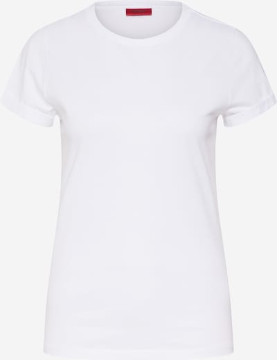 Tricou HUGO pe alb murdar, Vizualizare produs