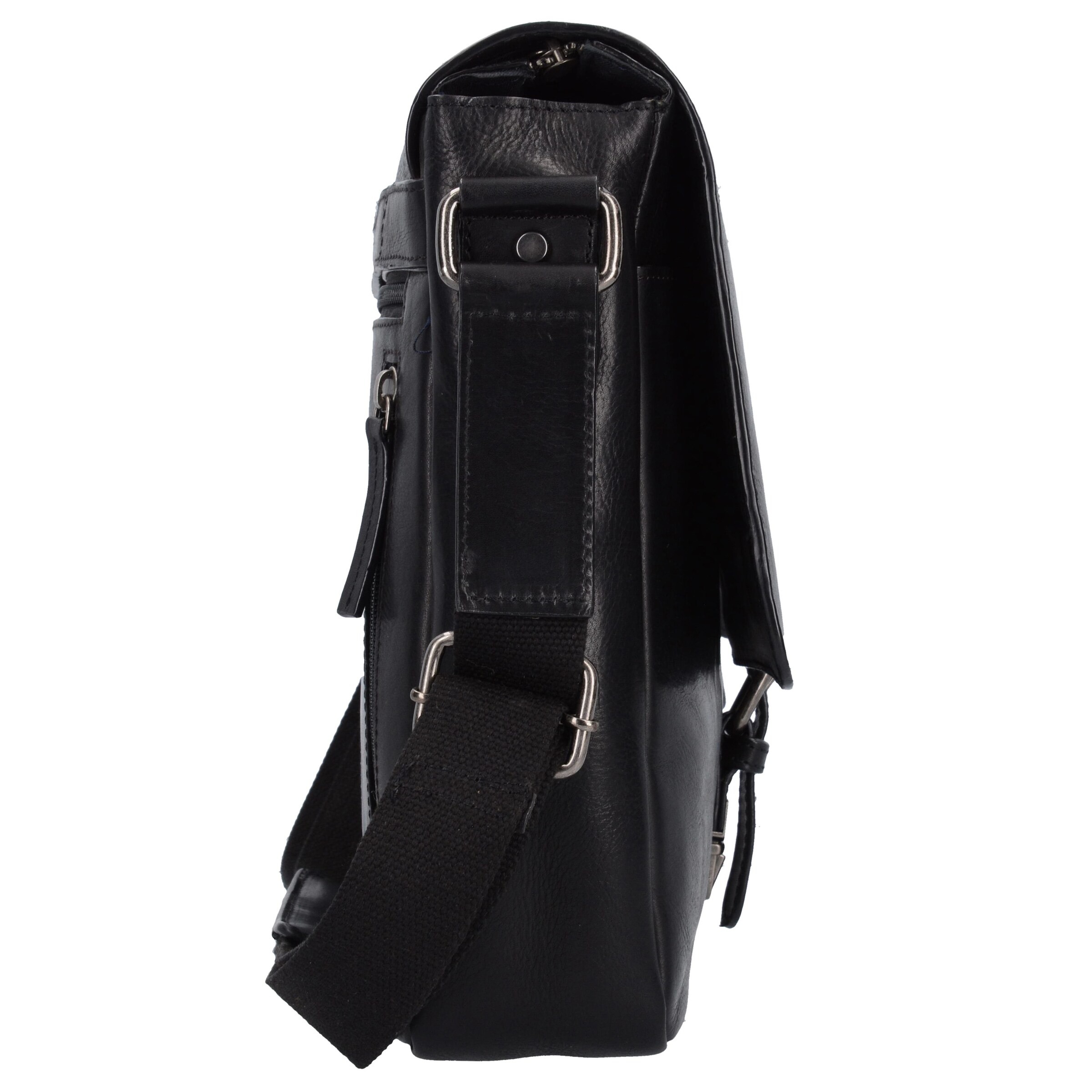 LEONHARD HEYDEN Document Bag 'Roma' in Black