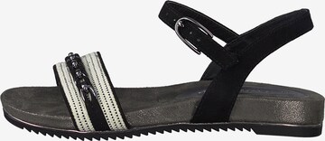 TAMARIS Strap Sandals in Black: front