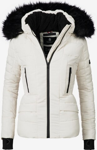 NAVAHOO Winter Jacket 'Adele' in White: front