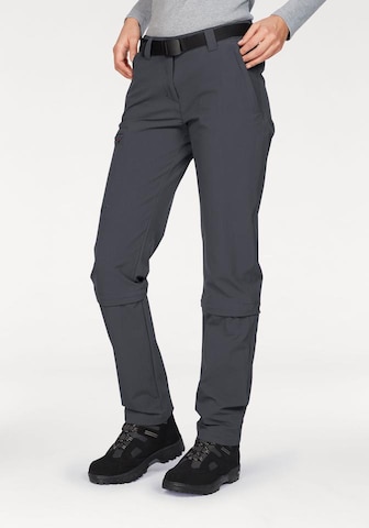 Maier Sports Regular Outdoor Pants 'Arolla' in Grey: front
