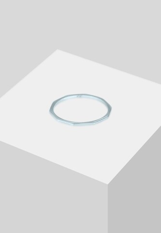 ELLI PREMIUM Ring Geo Basic in Silber