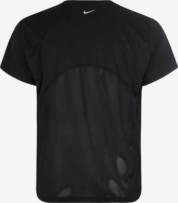 NIKE Performance Shirt 'Miler' in Black: back