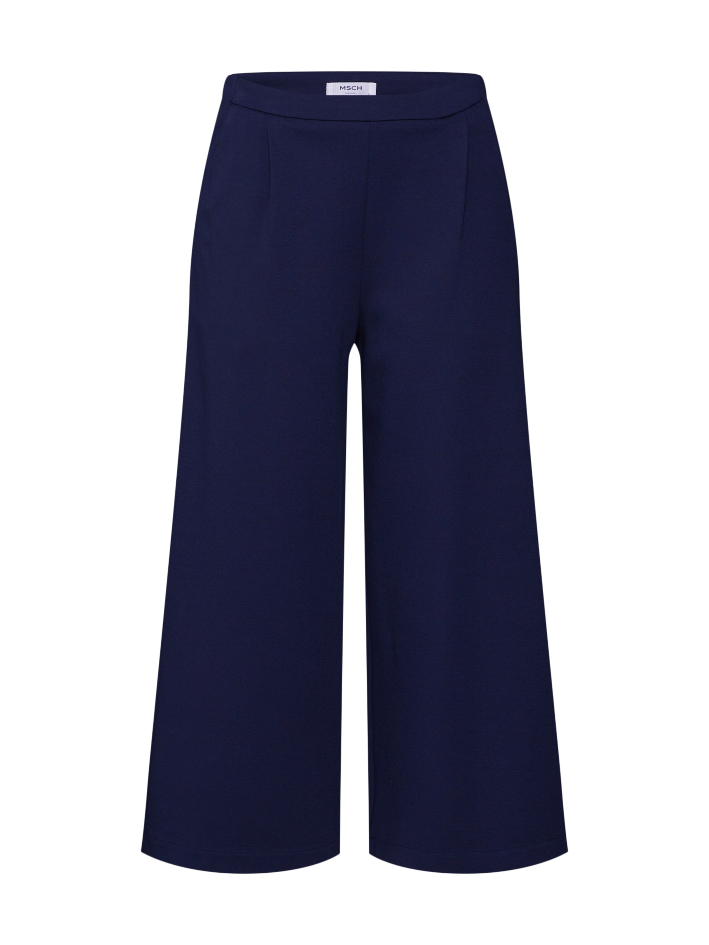 MOSS COPENHAGEN - Bandplooibroek 'Tatiana Culotte' in de kleur Blauw