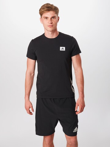 Regular fit Tricou funcțional 'Motion' de la ADIDAS PERFORMANCE pe negru: față