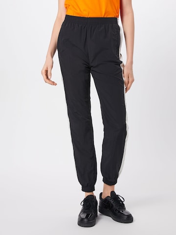 Urban Classics Tapered Trousers in Black: front