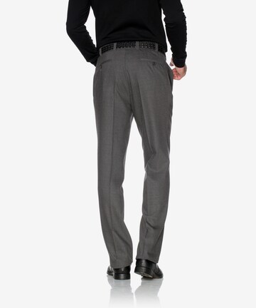 BRAX Regular Pleated Pants 'Jan 317' in Grey