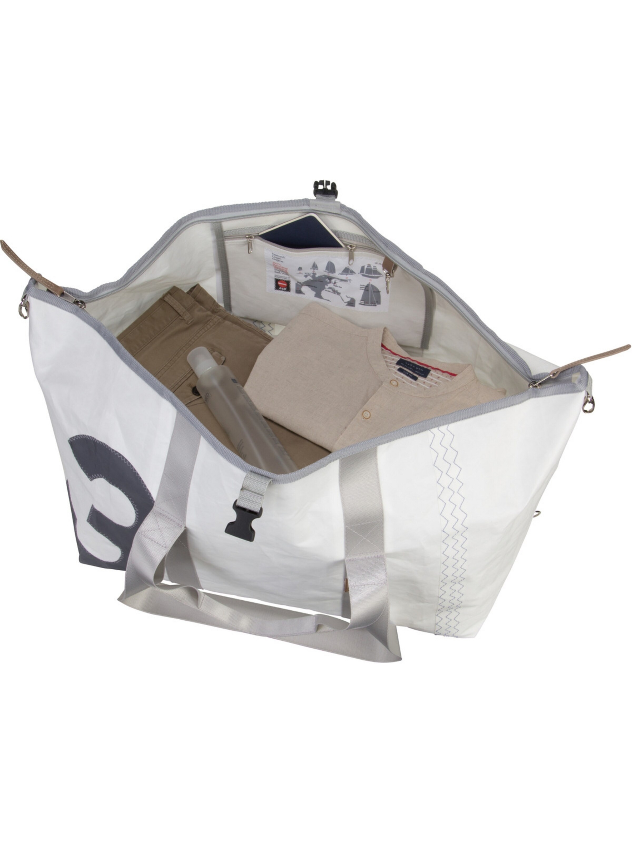 360 Grad Reisetasche ' Kutter XL ' in Weiß