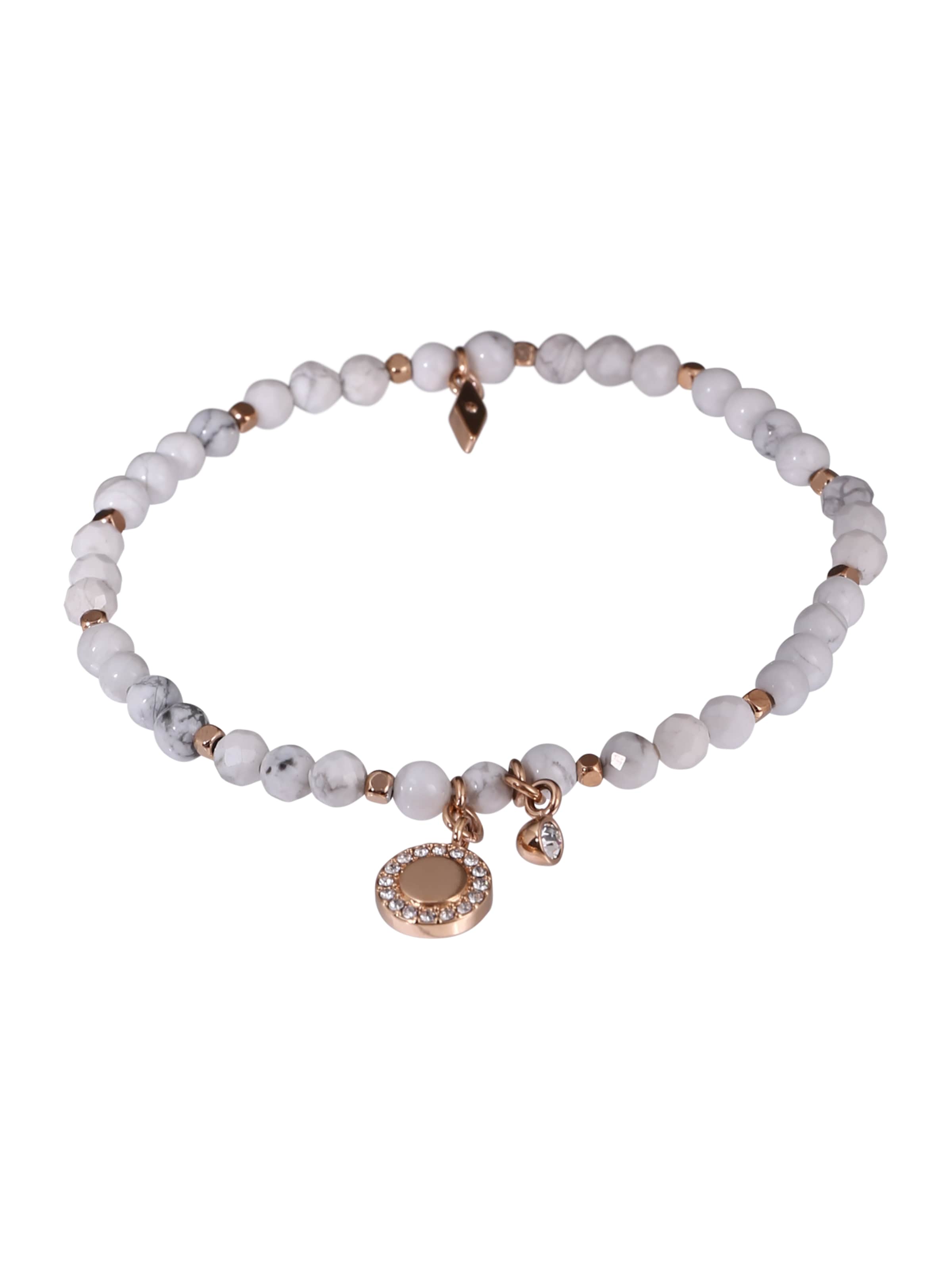 FOSSIL Zapestnica 'VINTAGE MOTIFS' | siva barva: sprednja stran