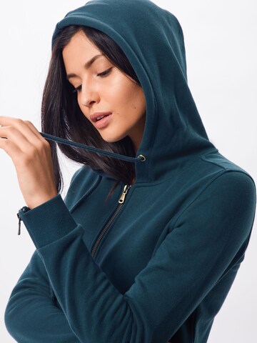 Urban Classics - Sudadera con cremallera en verde