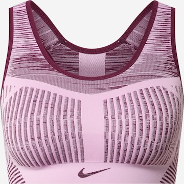 Soutien-gorge de sport NIKE en rose : devant