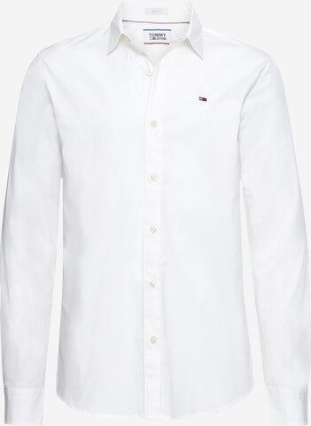 Slim fit Camicia di Tommy Jeans in bianco: frontale