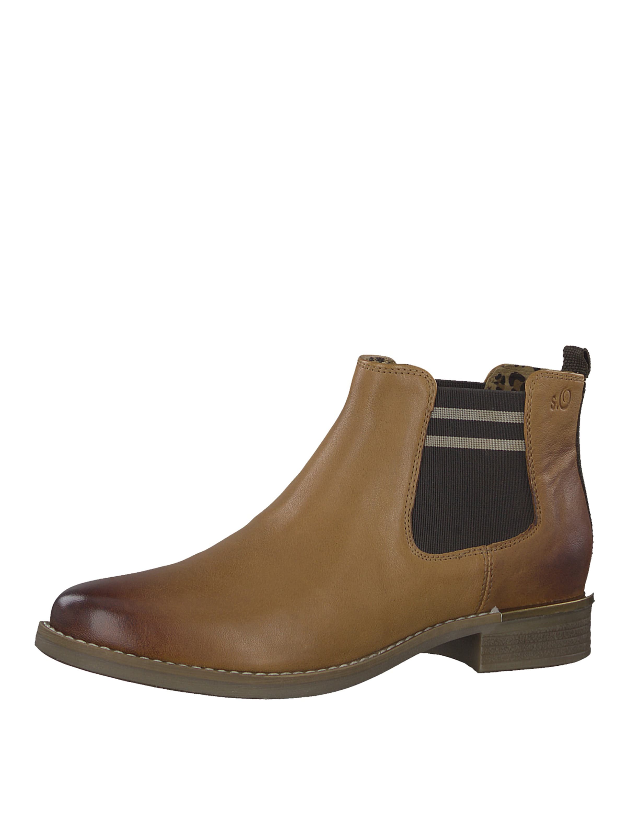 s.Oliver - Enkellaarsjes in de kleur Bruin