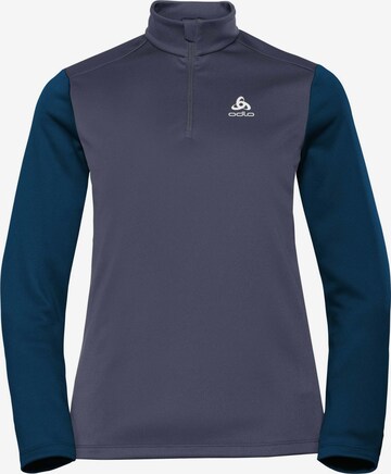 ODLO Athletic Sweatshirt in Blue: front