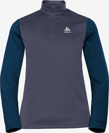 ODLO Athletic Sweatshirt in Blue: front