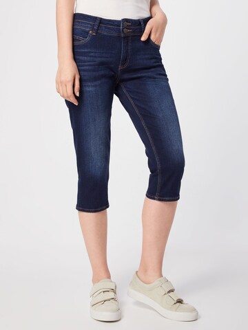 QS Slimfit Jeans 'Bermuda' in Blau: predná strana