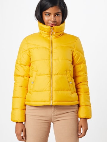 QS Χειμερινό μπουφάν σε κίτρινο: μπροστά