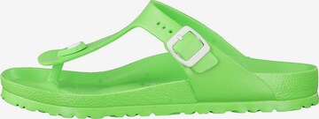 BIRKENSTOCK T-Bar Sandals 'Gizeh' in Green