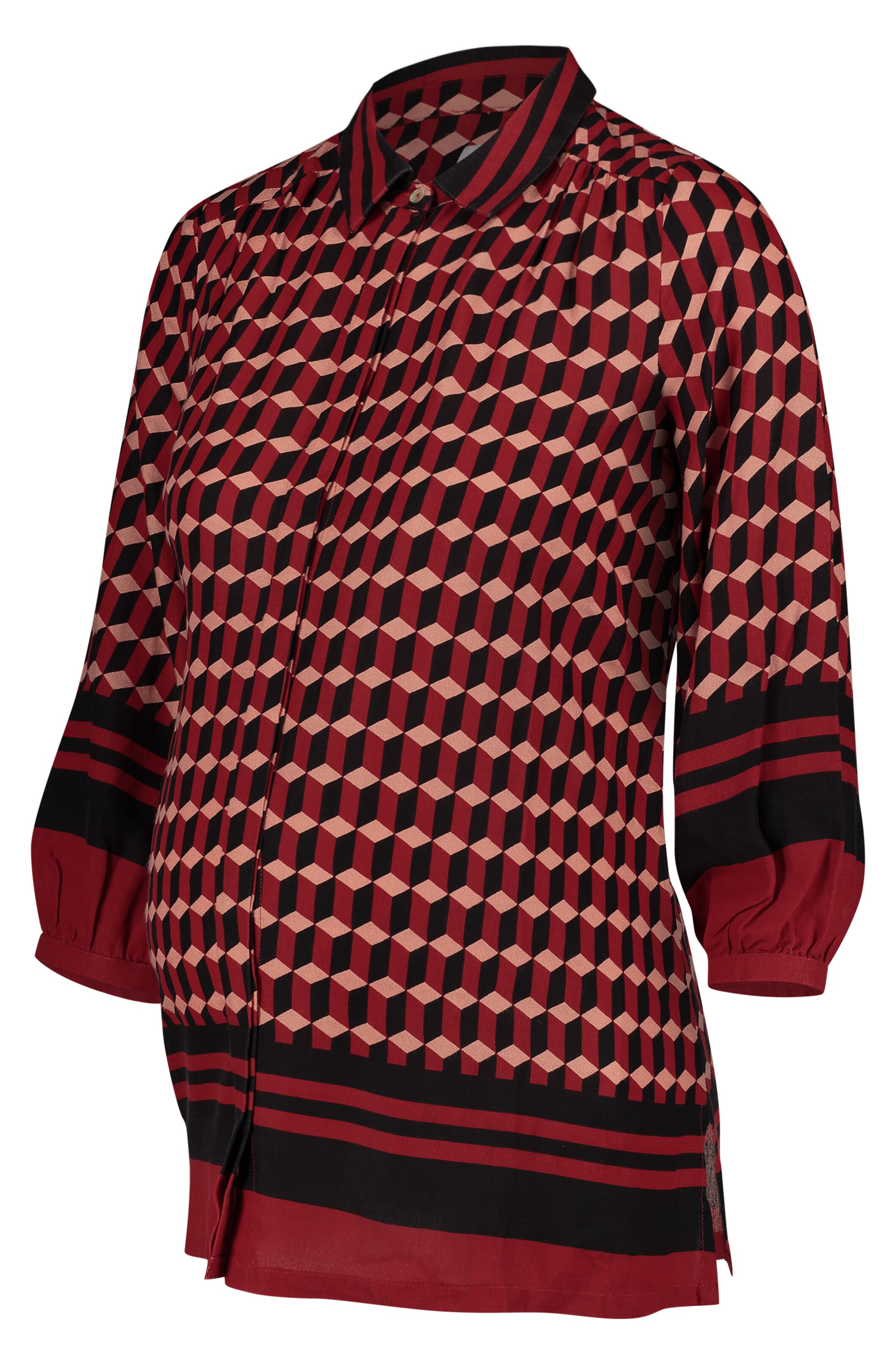 QUEEN MUM - Langarmshirt ' Top ls ' in rot