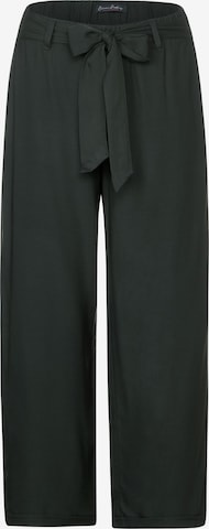 STREET ONE Wide leg Broek in Groen: voorkant