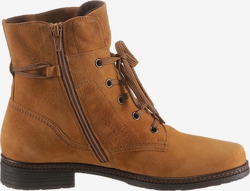 GABOR Lace-Up Ankle Boots in Brown