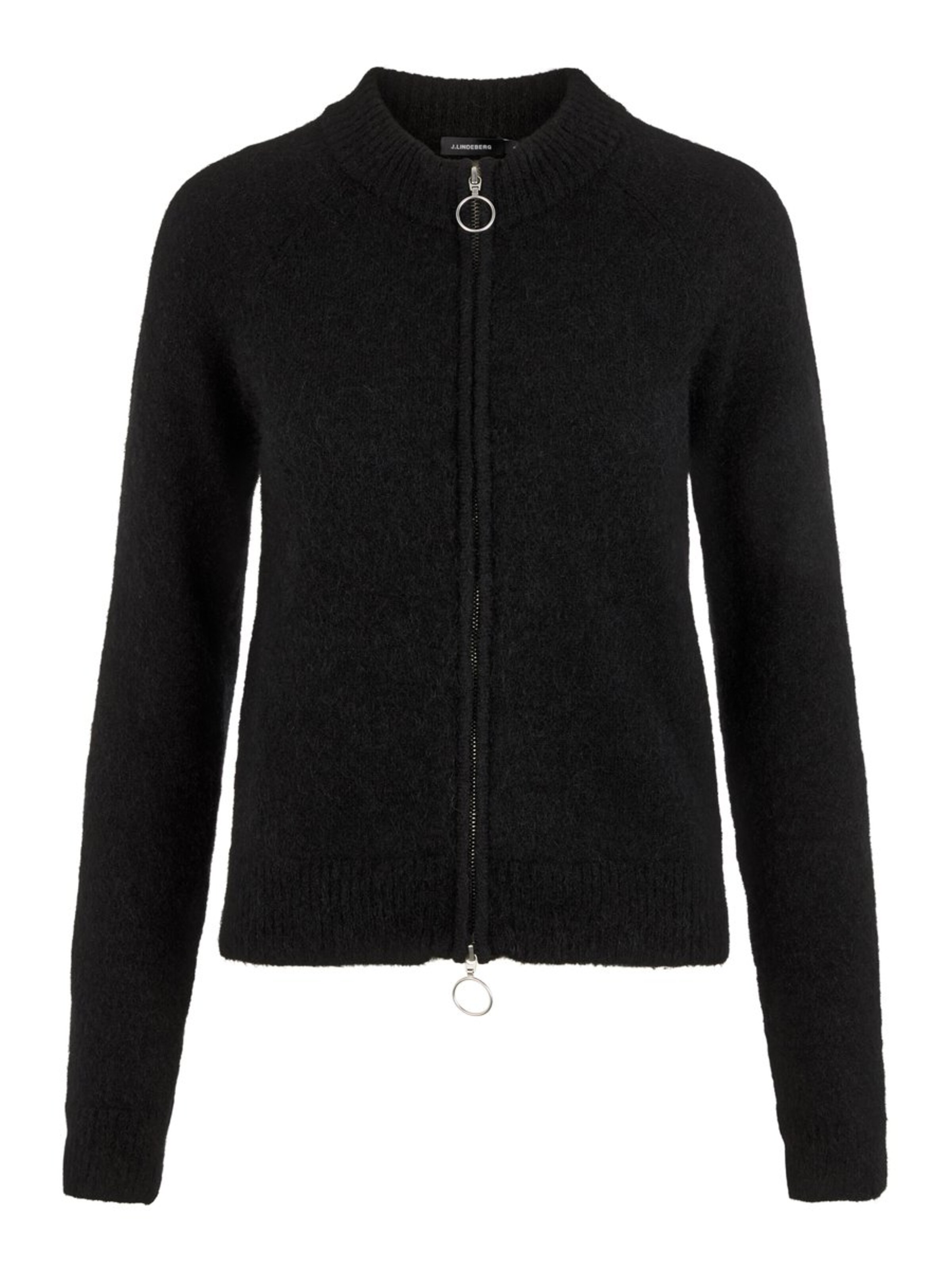 J.Lindeberg - Gebreid vest 'Luna' in de kleur Zwart