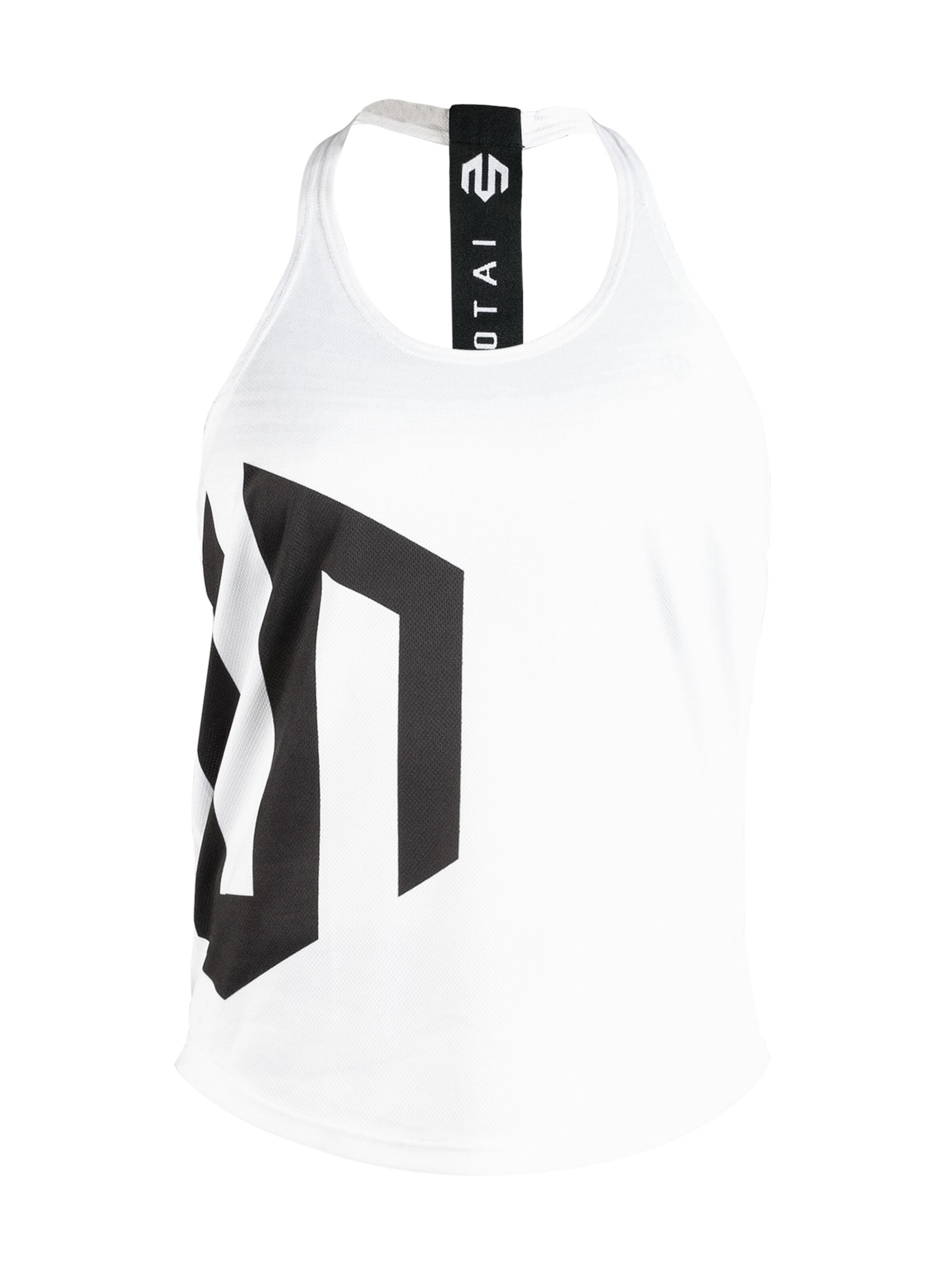 MOROTAI - Sport-Top 'Brand Stringer' in schwarz