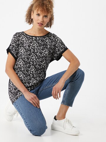 ESPRIT Shirt 'AOP AW TEE' in Schwarz