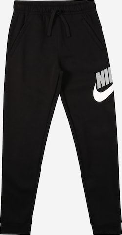 Tapered Pantaloni de la Nike Sportswear pe negru: față