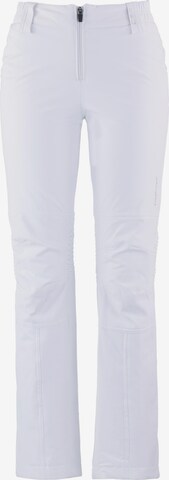 CMP Regular Workout Pants in White: front