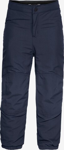 VAUDE Regular Outdoor Pants 'Caprea' in Blue: front