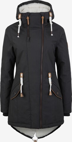 Manteau d’hiver 'Daisy' BRAVE SOUL en gris : devant