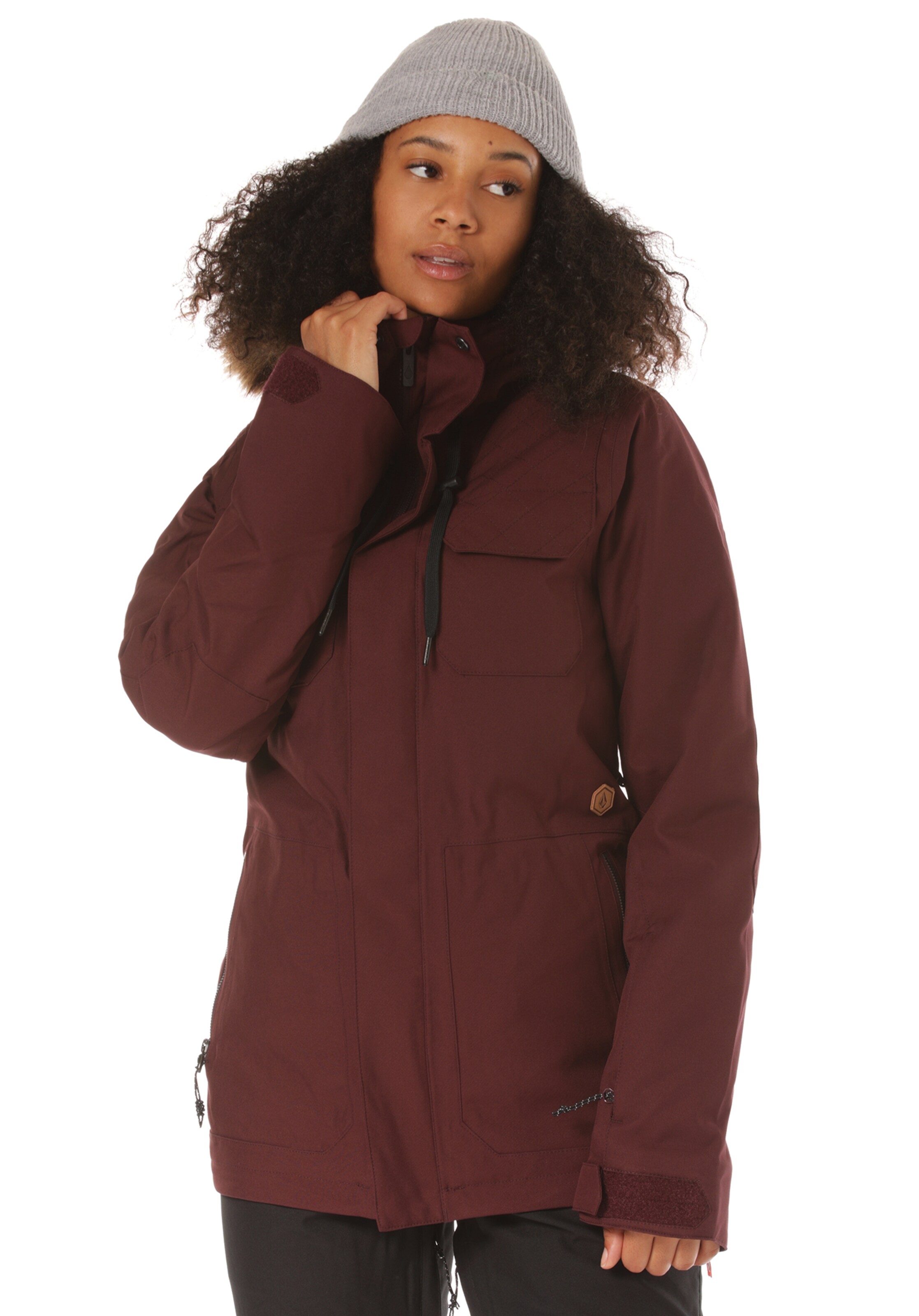 Volcom - Snowboardjacke 'Shadow Ins' in karminrot