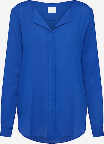 VILA Blouse in Blue: front