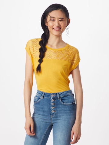 ONLY Shirt in Yellow: front