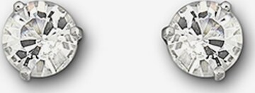 Boucles d'oreilles Swarovski en argent : devant