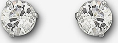 Swarovski Boucles d'oreilles en argent / transparent, Vue avec produit