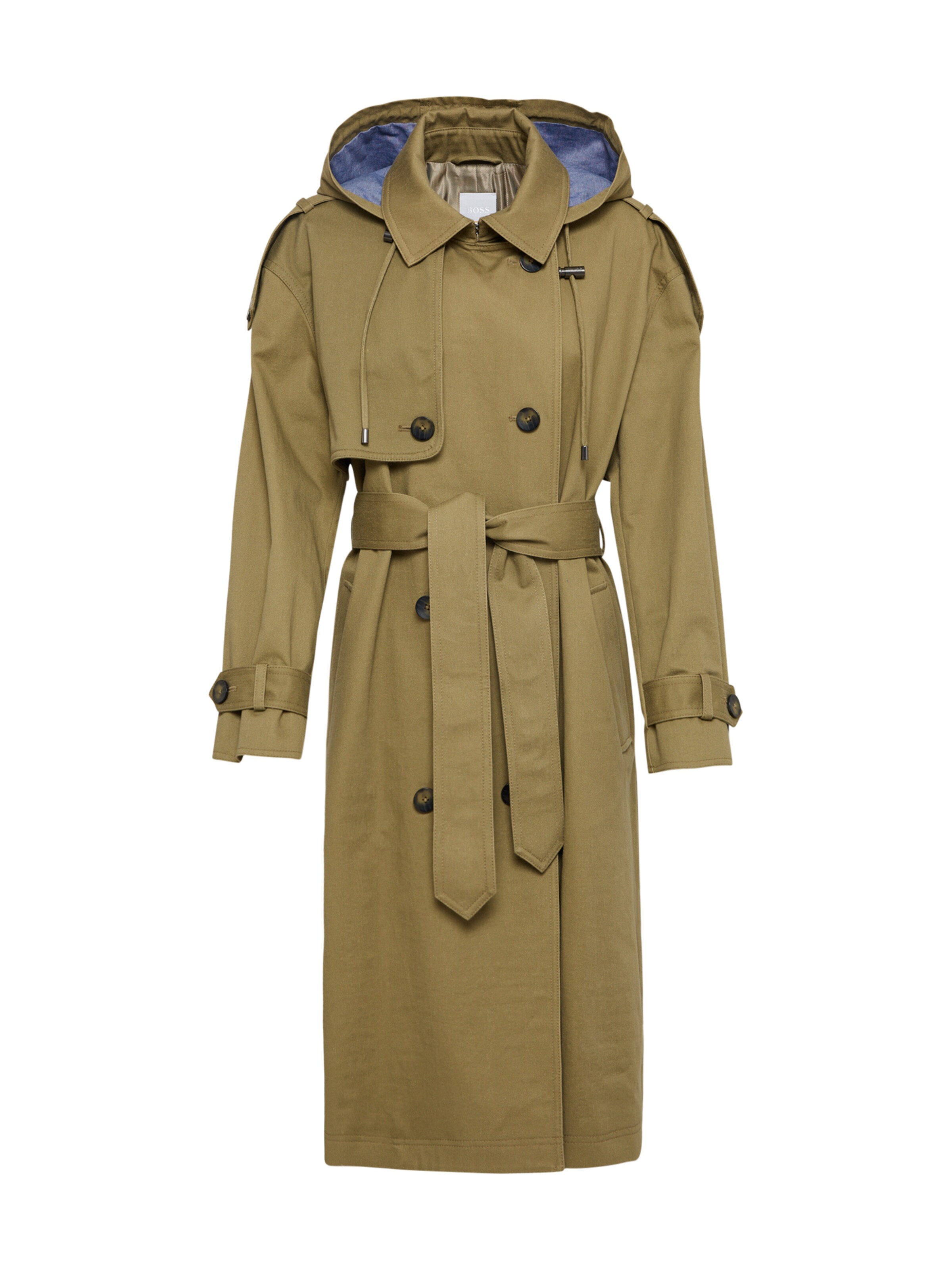 BOSS - Tussenmantel 'Omazing' in de kleur Kaki
