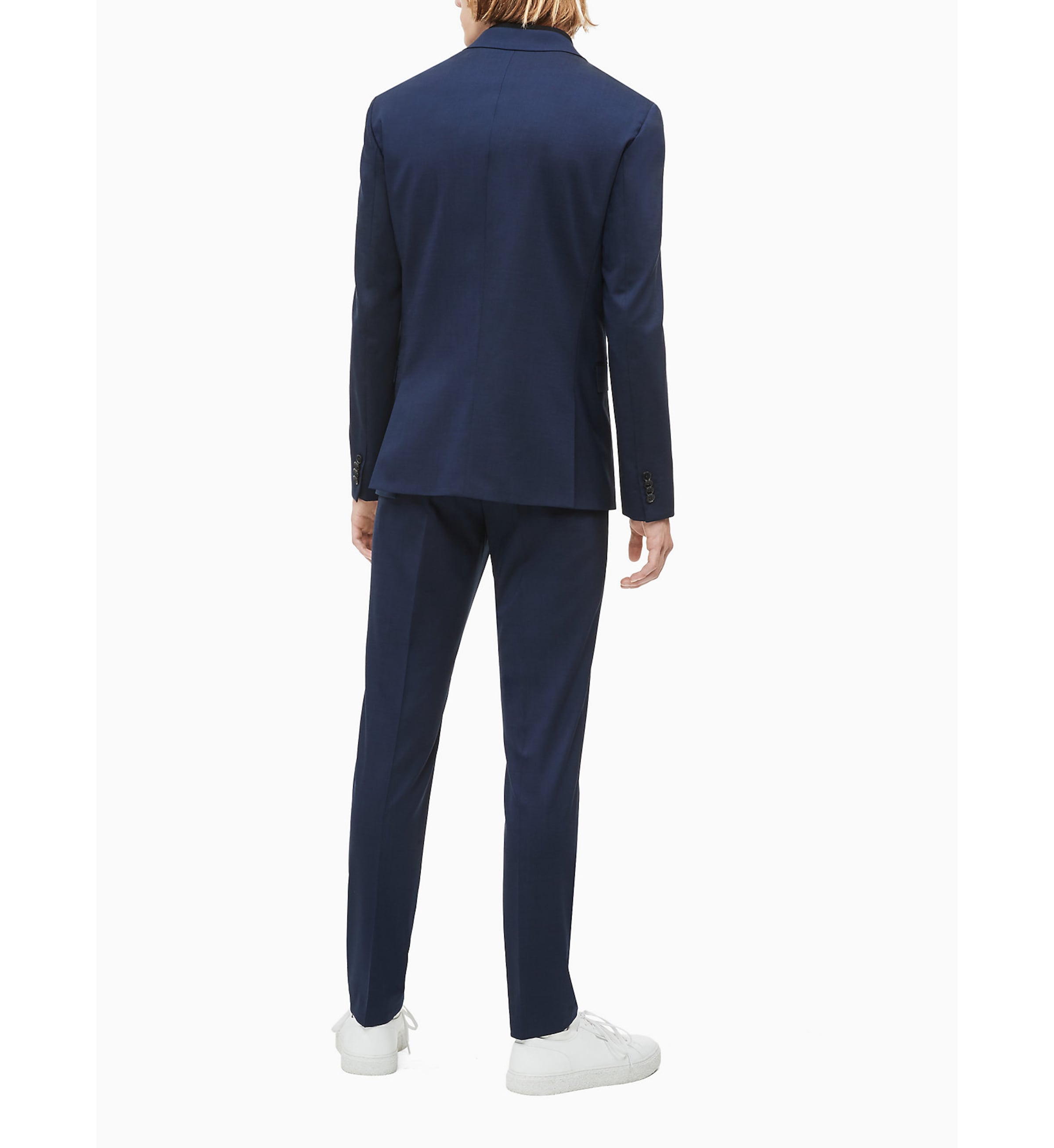 Calvin Klein Slim fit Σακάκι για το γραφείο σε μπλε